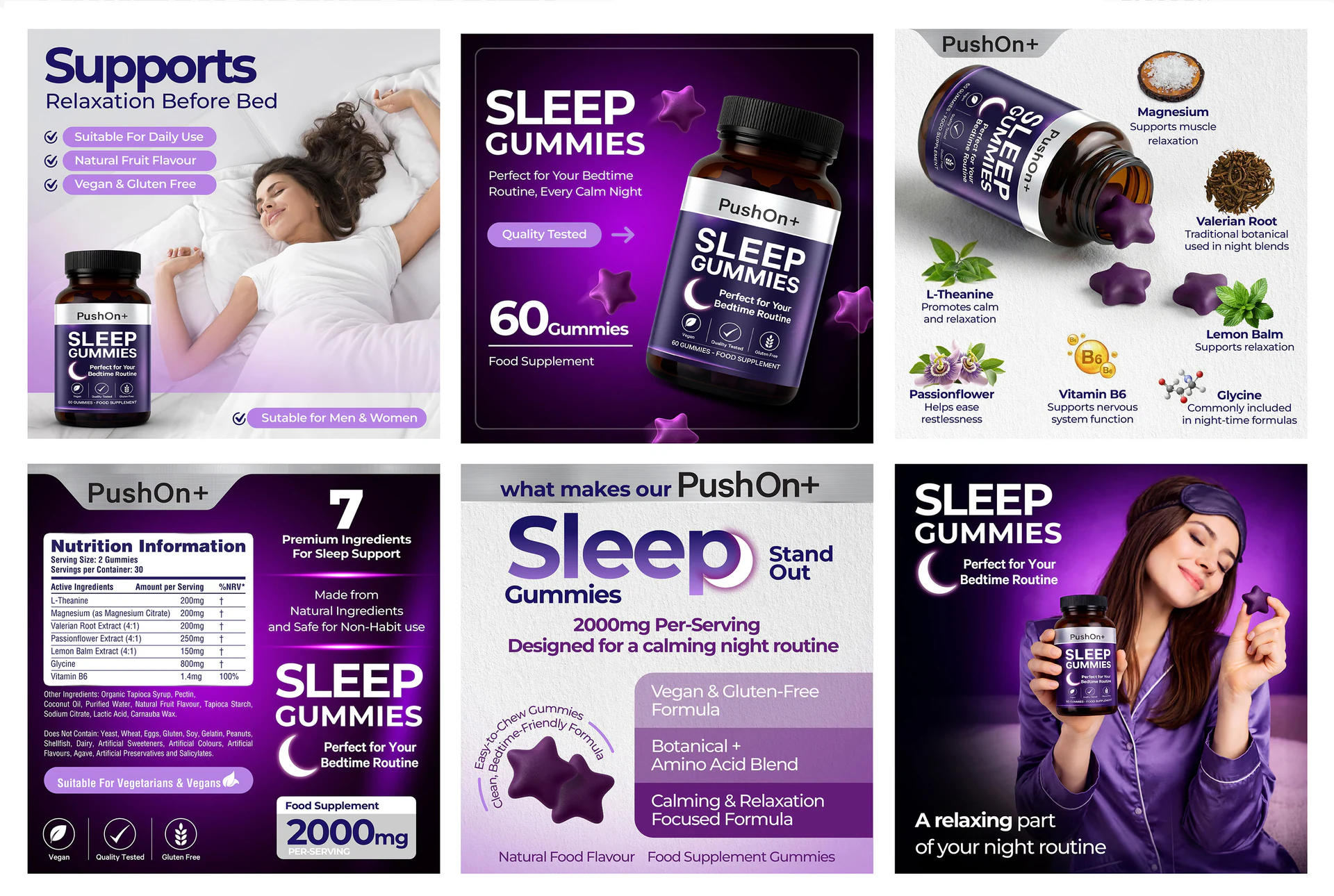 Sleeping Gummies Dietary Supplement
