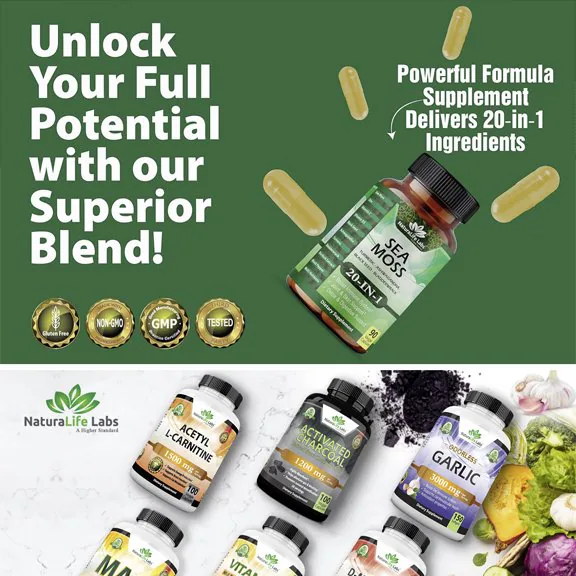 NaturaLife Labs Amazon Brand Storefront Design