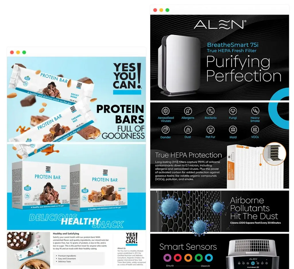 Amazon A+ Content Left Slide
