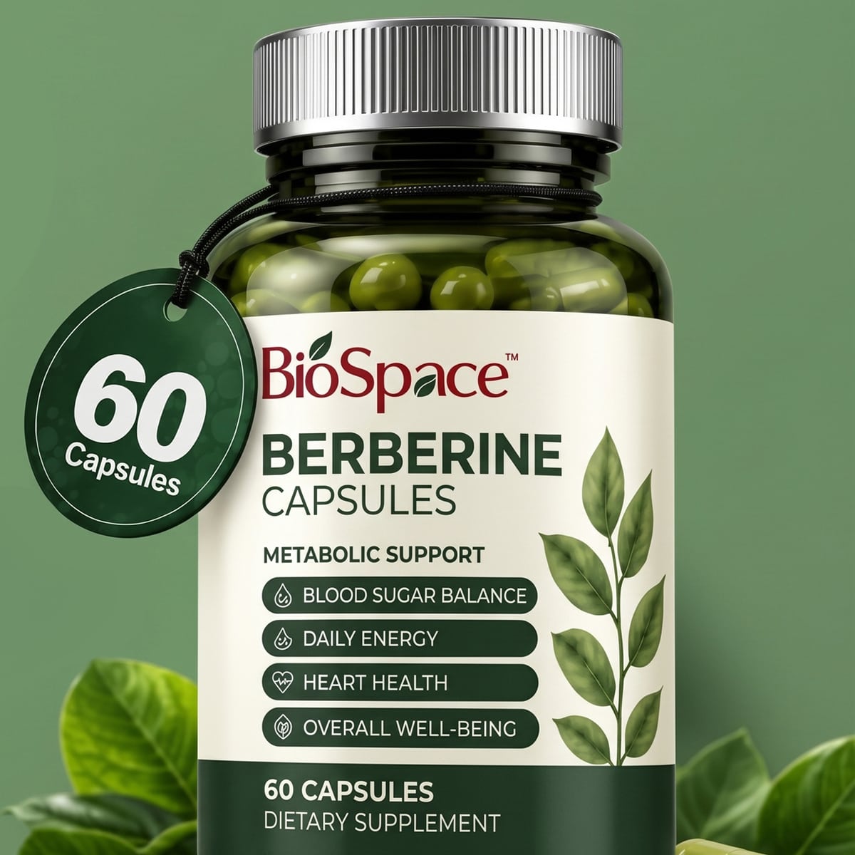 BioSpace Berberine Capsules Amazon Listing and Product Presentation Case Study