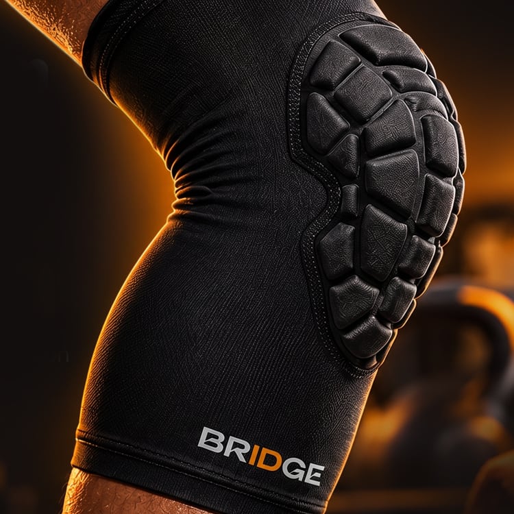 Bridge Padded Knee Compression Sleeve Amazon Listing Case Study