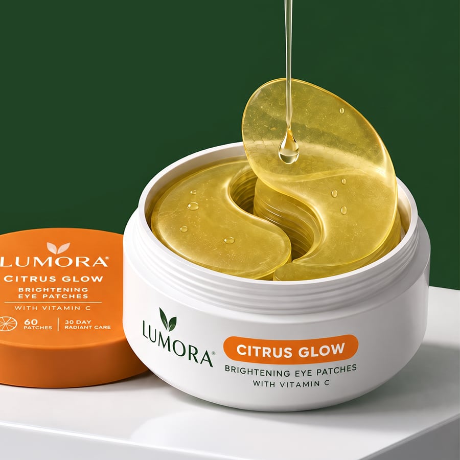 Lumora Citrus Glow Brightening Eye Patches Amazon Listing Case Study
