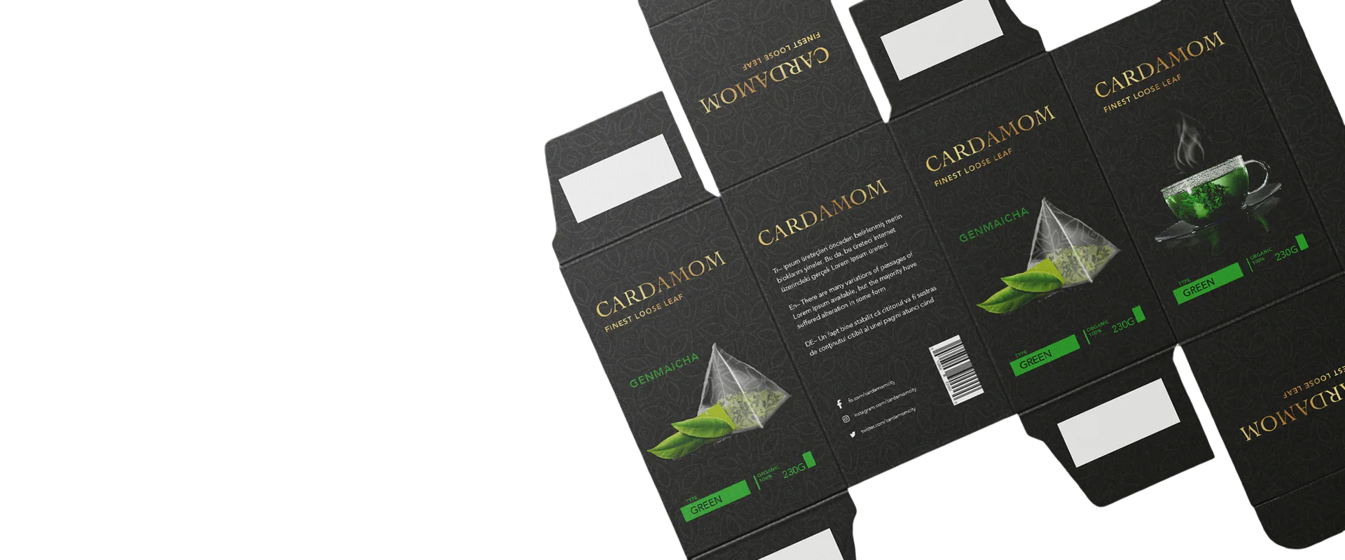 Packaging Design Dieline