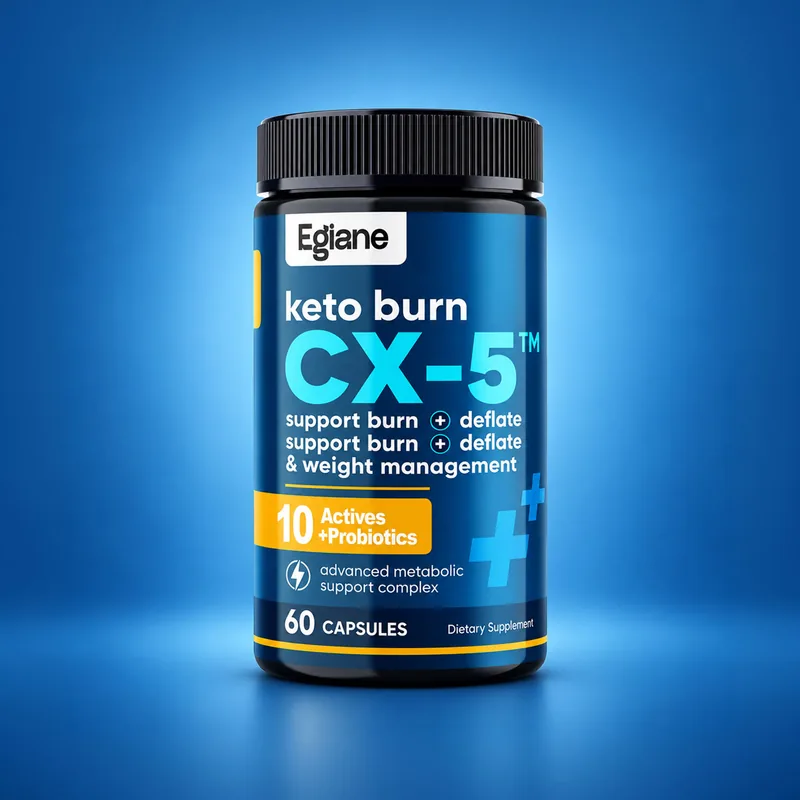 Egiane — keto burn CX-5™ Supplement Packaging & Amazon Listing