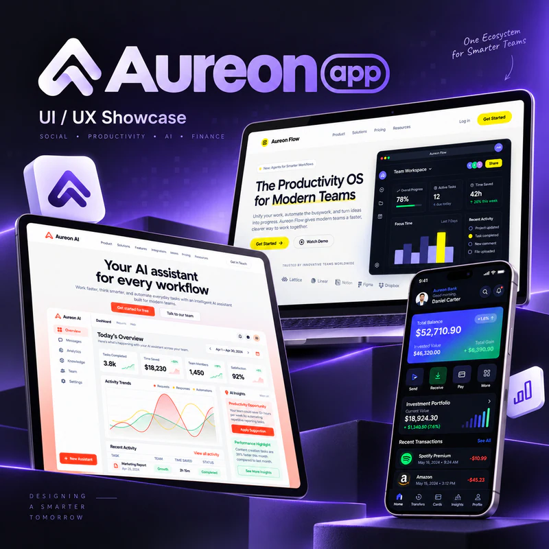 Aureon App — Ecosystem for Smarter Teams